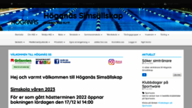 What Hoganassimsallskap.se website looked like in 2022 (1 year ago)