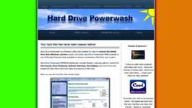 What Harddrivepowerwash.com website looked like in 2022 (1 year ago)
