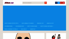 What Htdraw.com website looked like in 2022 (1 year ago)