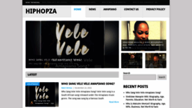 What Hiphopza.com website looked like in 2022 (1 year ago)