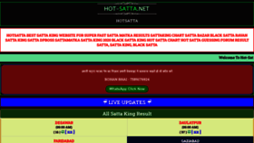 What Hot-satta.net website looked like in 2022 (1 year ago)