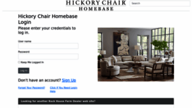What Homebase.hickorychair.com website looked like in 2022 (1 year ago)