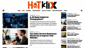 What Hotklix.com website looked like in 2023 (1 year ago)
