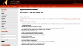 What Hyperion-entertainment.biz website looked like in 2023 (1 year ago)