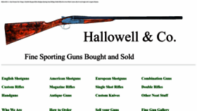What Hallowellco.com website looked like in 2023 (1 year ago)