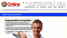 What Httpmarketing.nl website looked like in 2023 (1 year ago)