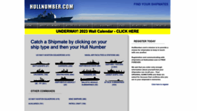 What Hullnumber.com website looked like in 2023 (1 year ago)