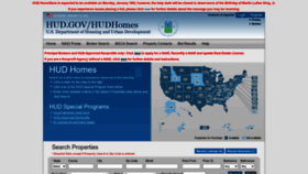 What Hudhomestore.gov website looked like in 2023 (1 year ago)