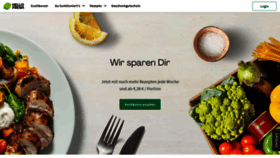 What Hellofresh.de website looked like in 2023 (1 year ago)