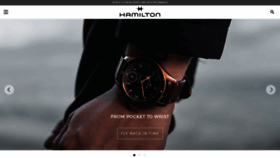 What Hamiltonwatch.com website looked like in 2023 (1 year ago)