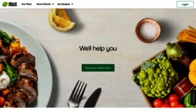 What Hellofresh.com.au website looked like in 2023 (1 year ago)