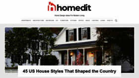 What Homedit.com website looked like in 2023 (1 year ago)
