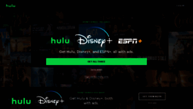 What Hulu.com website looked like in 2023 (1 year ago)