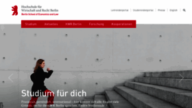 What Hwr-berlin.de website looked like in 2023 (1 year ago)