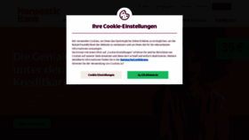 What Hanseaticbank.de website looked like in 2023 (1 year ago)