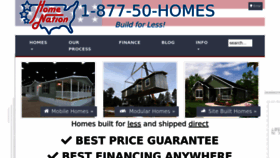 What Homenation.com website looked like in 2023 (1 year ago)