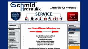 What Hydraulikmeister.de website looked like in 2023 (1 year ago)