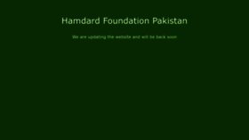 What Hamdardfoundation.org website looked like in 2023 (1 year ago)