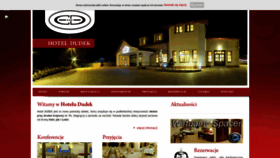 What Hoteldudek.pl website looked like in 2023 (1 year ago)