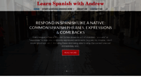 What Howlearnspanish.com website looked like in 2023 (1 year ago)
