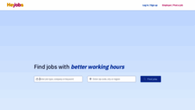 What Heyjobs.co website looked like in 2023 (1 year ago)