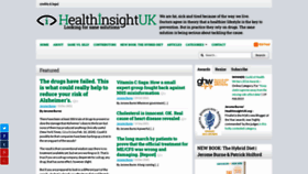 What Healthinsightuk.org website looked like in 2023 (1 year ago)