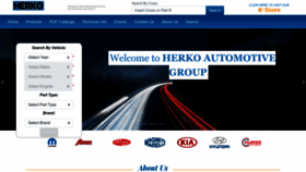 What Herko.com website looked like in 2023 (1 year ago)