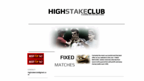 What Highstakeclub.com website looked like in 2023 (1 year ago)