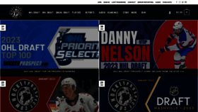 What Hockeyprospect.com website looked like in 2023 (1 year ago)
