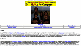 What Holtz.org website looked like in 2023 (1 year ago)