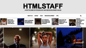 What Htmlstaff.org website looked like in 2023 (1 year ago)