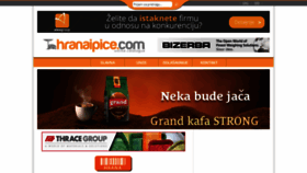 What Hranaipice.com website looked like in 2023 (1 year ago)