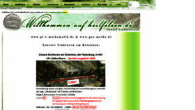 What Heilfelsen.de website looked like in 2023 (1 year ago)