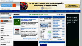 What Hemscott.com website looked like in 2011 (13 years ago)