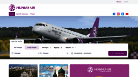 What Hunnuair.com website looked like in 2023 (1 year ago)