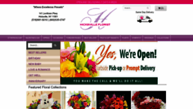 What Hicksvilleflorist.com website looked like in 2023 (1 year ago)