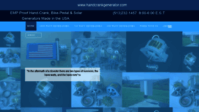 What Handcrankgenerator.com website looked like in 2023 (1 year ago)
