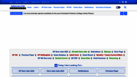 What Himexam.com website looked like in 2023 (2 years ago)