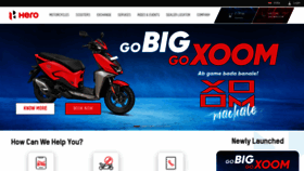 What Heromotocorp.com website looked like in 2023 (1 year ago)