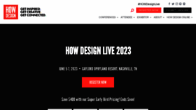 What Howdesign.com website looked like in 2023 (1 year ago)