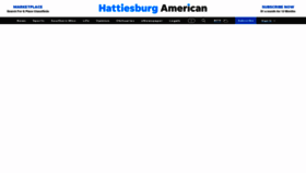 What Hattiesburgamerican.com website looked like in 2023 (1 year ago)