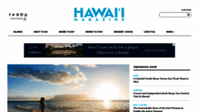 What Hawaiimagazine.com website looked like in 2023 (1 year ago)