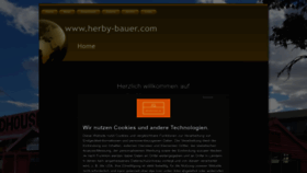 What Herby-bauer.com website looked like in 2023 (1 year ago)