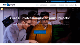 What Hireitpeople.com website looked like in 2023 (1 year ago)