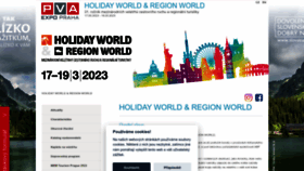 What Holidayworld.cz website looked like in 2023 (1 year ago)