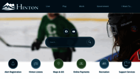What Hinton.ca website looked like in 2023 (1 year ago)
