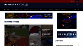 What Hiawathaworldonline.com website looked like in 2023 (1 year ago)