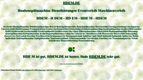 What Hdem.de website looked like in 2023 (1 year ago)