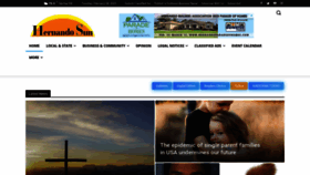 What Hernandosun.com website looked like in 2023 (1 year ago)