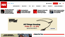 What Housingwire.com website looked like in 2023 (1 year ago)